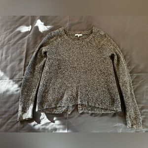 Madewell Black and White Knit Sweater